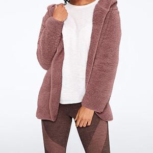 Victoria's Secret PINK Sherpa Cardigan XS/S NWT
